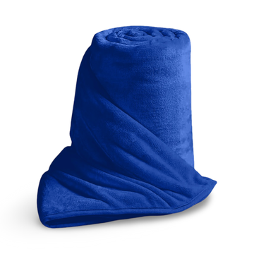 Blue Faux Fur Mink Soft Throw Blanket