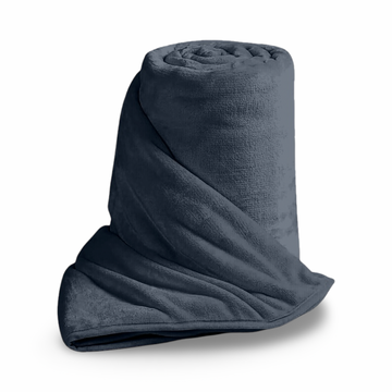 Charcoal Grey Faux Fur Mink Soft Throw Blanket