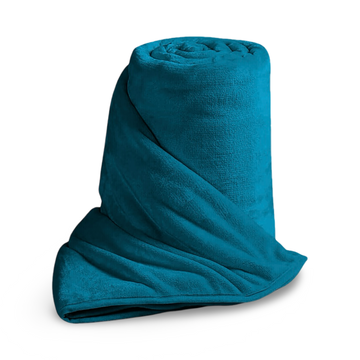Teal Faux Fur Mink Soft Throw Blanket