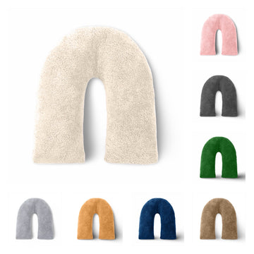 Teddy Fur Fleece Soft V Shape Pillow