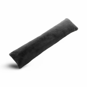 Charcoal Grey Teddy Fleece Fur Soft Door Draught Excluder
