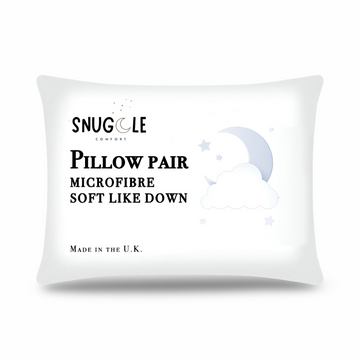 Soft Like Down Microfibre Pillow Pair
