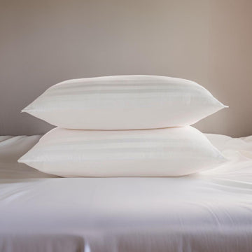 Egyptian Cotton Satin Stripe Pillow Pair