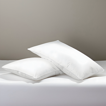 Natural Goose Feather & Down Pillow Pair