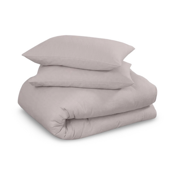 400 Thread Count Egyptian Cotton Duvet Cover Set - Silver Grey