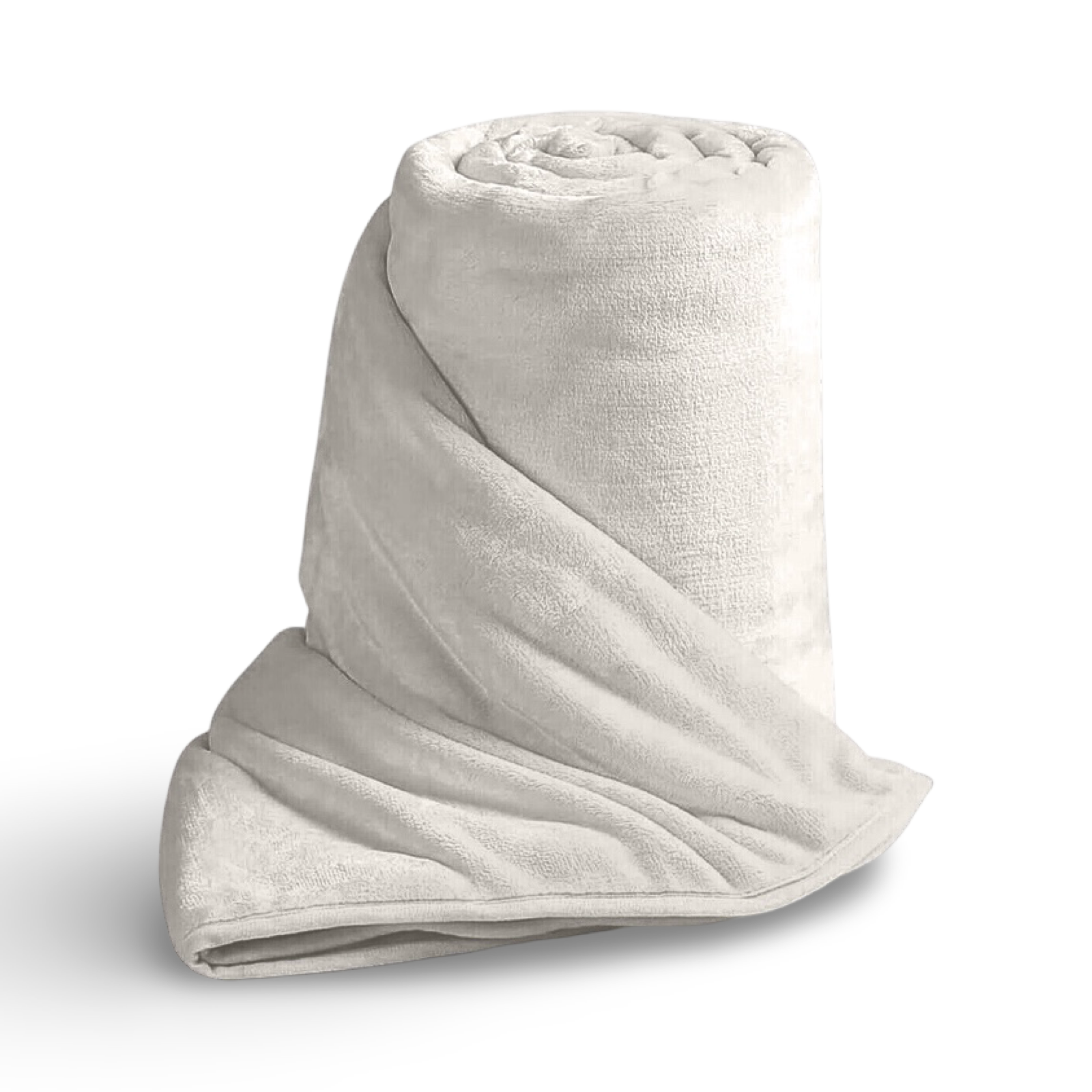 White Purple Faux Fur Mink Soft Throw Blanket