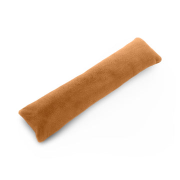 Ochre Mustard Teddy Fleece Fur Soft Door Draught Excluder