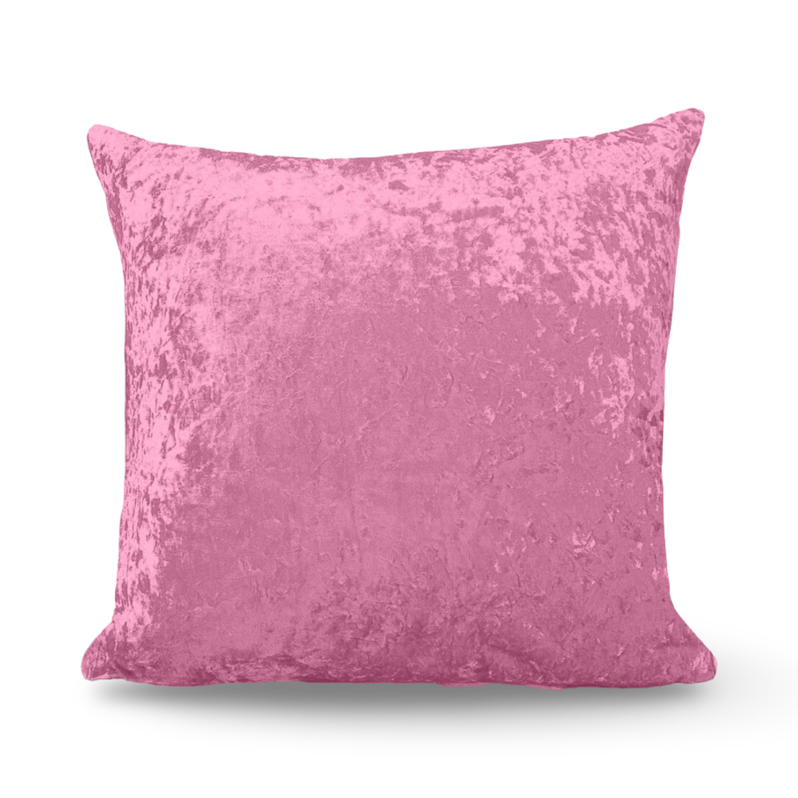 Blush Pink Crushed Velvet Cushions - 18" & 24"