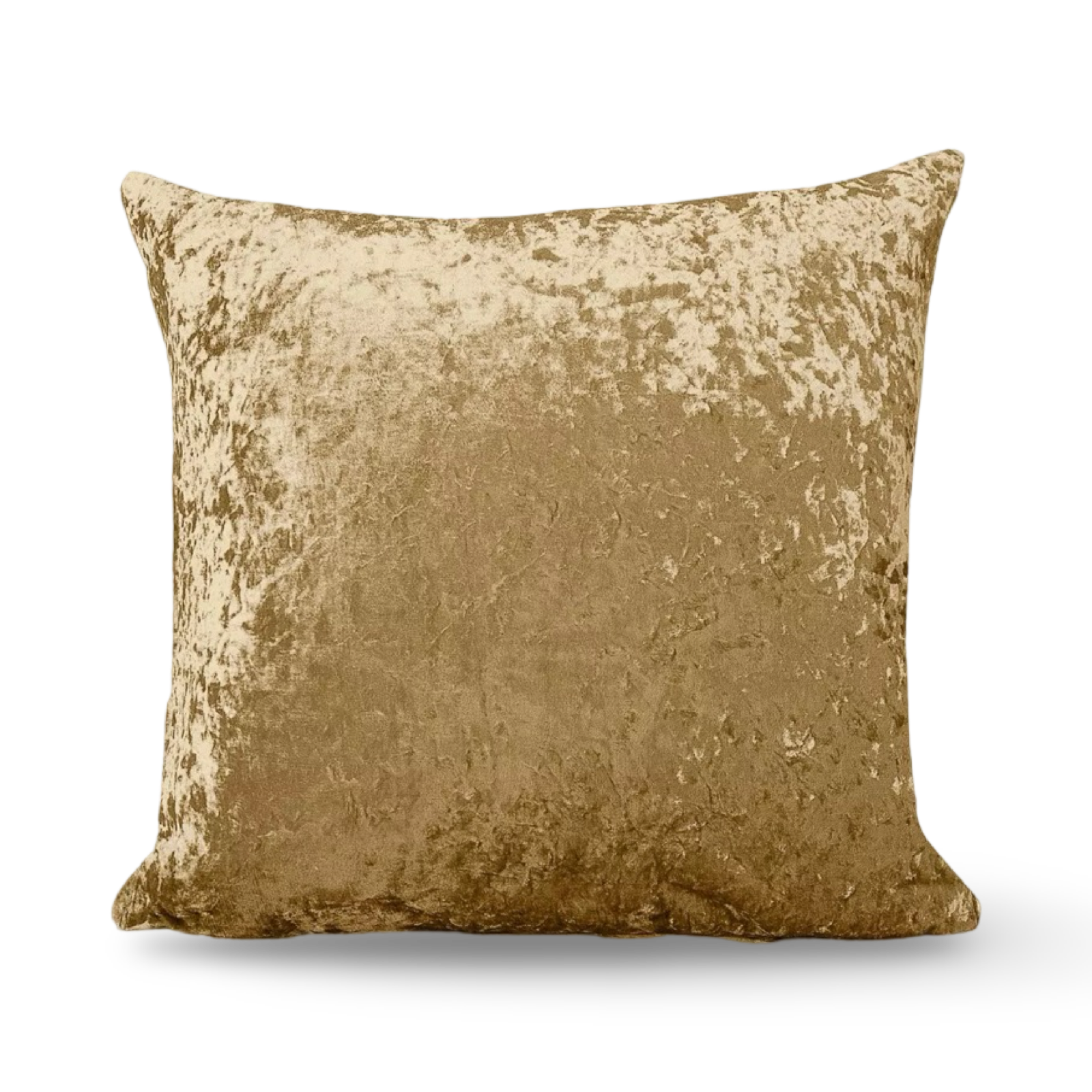Champagne Crushed Velvet Cushions - 18" & 24"